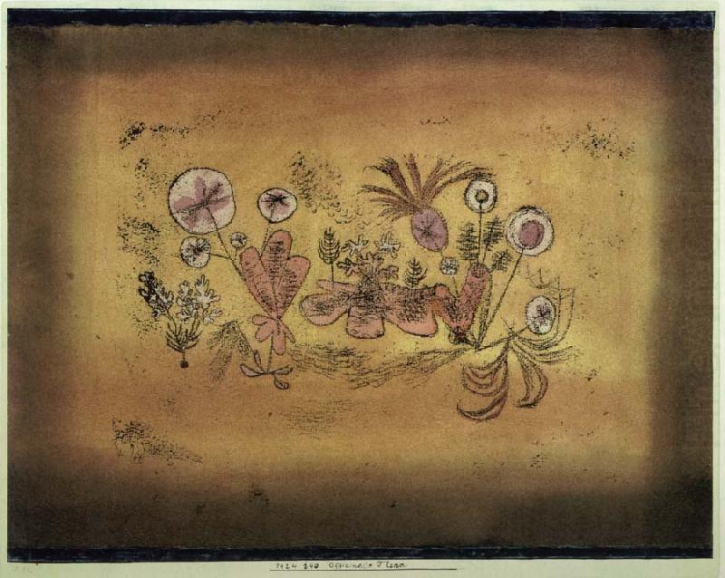 Paul Klee Medicinal flora china oil painting image